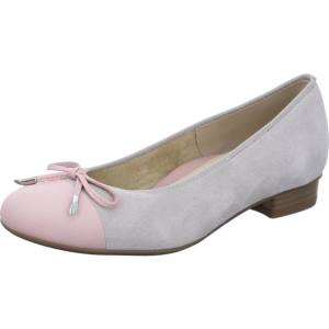 Ara Ballet Pumps Bari Flamingo Pebble Ženske Balerinke Sive | ARA196BGA