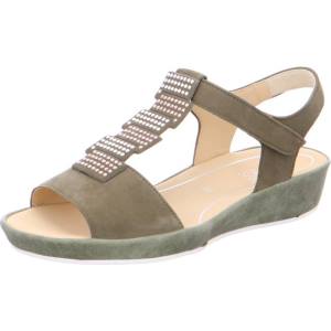 Ara Wedge Capri Ženske Sandale Zelene | ARA035YTR