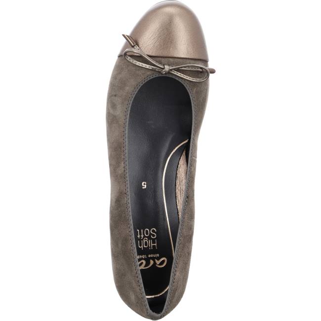 Ara Ballet Pumps Bari Moro Taiga Ženske Balerinke Zelene | ARA304MKE