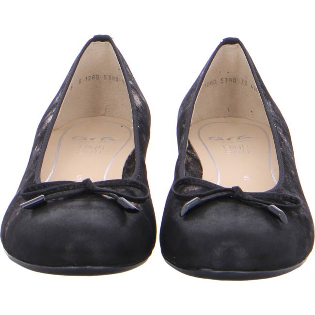 Ara Ballet Pumps Bari Ženske Balerinke Crne | ARA031JPB