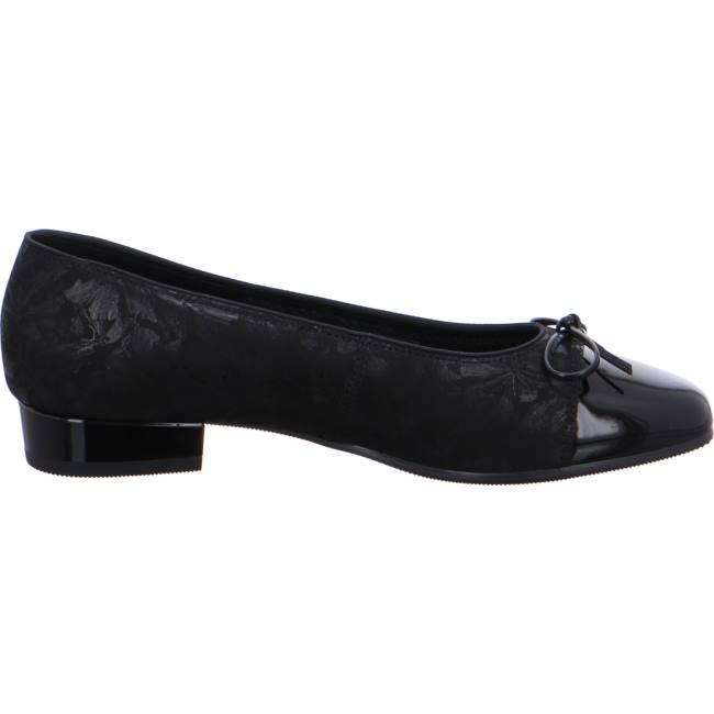 Ara Ballet Pumps Bari Ženske Balerinke Crne | ARA695RDQ