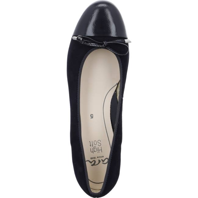 Ara Ballet Pumps Bari Ženske Balerinke Plave | ARA905DOL