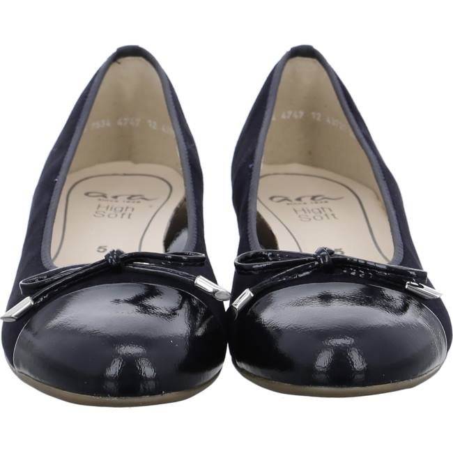 Ara Ballet Pumps Bari Ženske Balerinke Plave | ARA905DOL