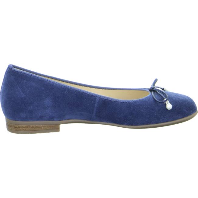 Ara Ballet Pumps Sardinia Indigo Ženske Balerinke Plave | ARA792SRJ