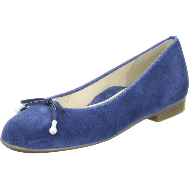 Ara Ballet Pumps Sardinia Indigo Ženske Balerinke Plave | ARA792SRJ