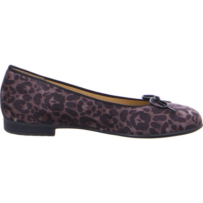 Ara Ballet Pumps Sardinia Ženske Balerinke Crne | ARA152XZV