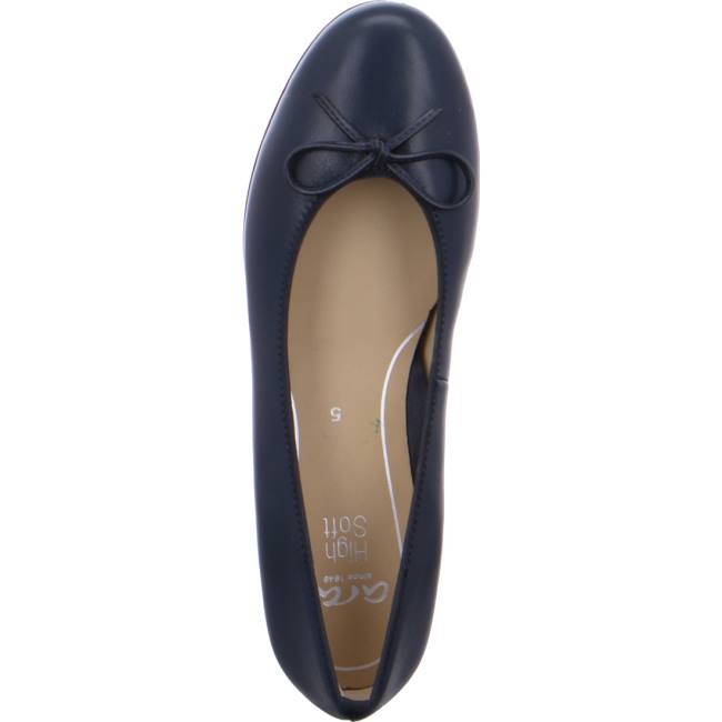 Ara Ballet Pumps Sardinia Ženske Balerinke Plave | ARA268AWF