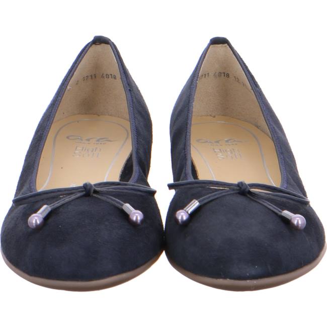 Ara Ballet Pumps Sardinia Ženske Balerinke Plave | ARA468YZE