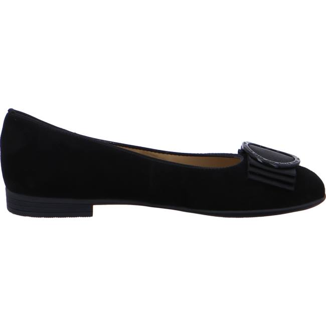 Ara Ballet Pumps Sardinia Ženske Balerinke Crne | ARA648MJC