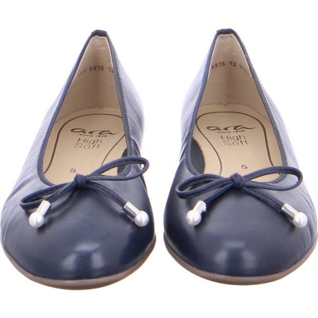 Ara Ballet Pumps Sardinia Ženske Balerinke Plave | ARA968TQD