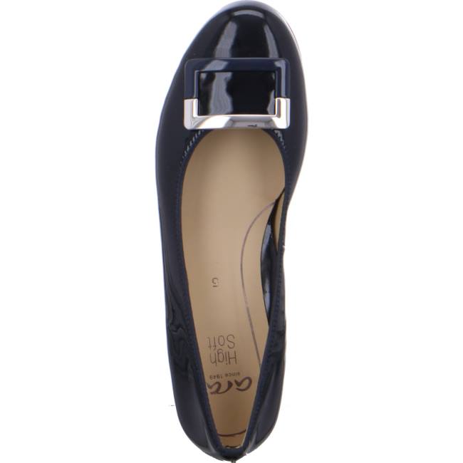 Ara Ballet Pumps Sardinia Ženske Balerinke Plave | ARA976KUF