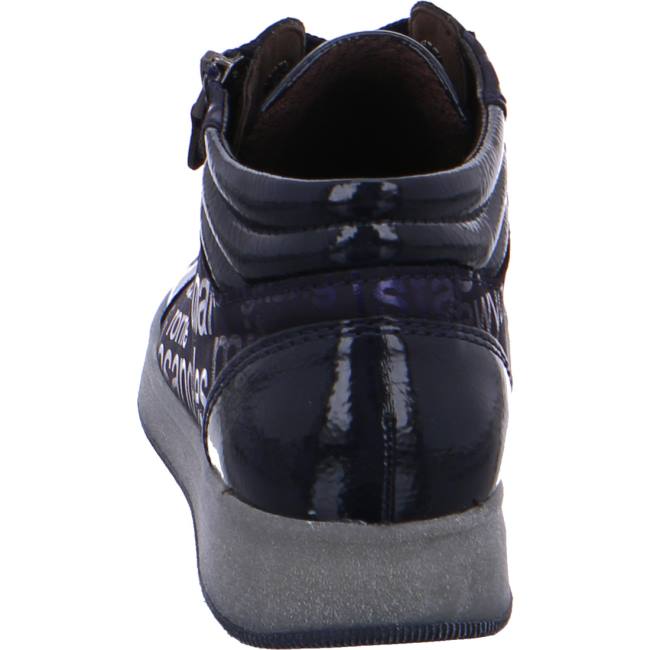 Ara High Top Rom Navy Ženske Čizme Plave | ARA067HJW