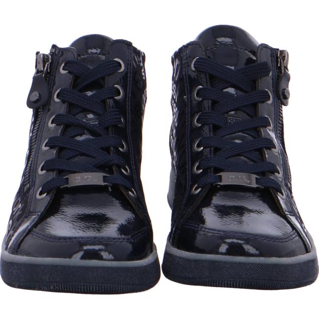 Ara High Top Rom Navy Ženske Čizme Plave | ARA067HJW