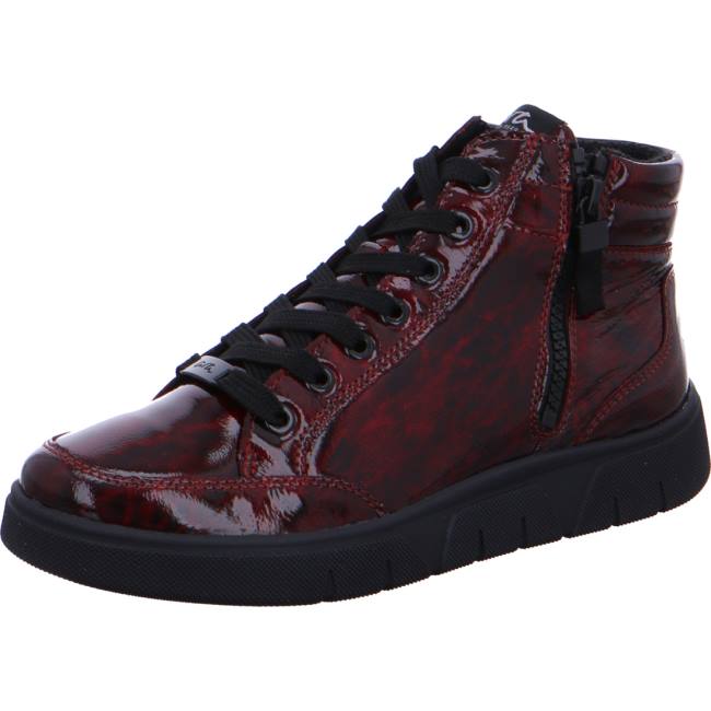 Ara High Top Rom-sport Chianti Ženske Čizme Crvene | ARA891CLM