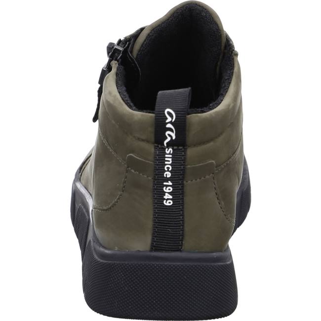 Ara High Top Rom-sport Oliv Ženske Čizme Zelene | ARA406RUM