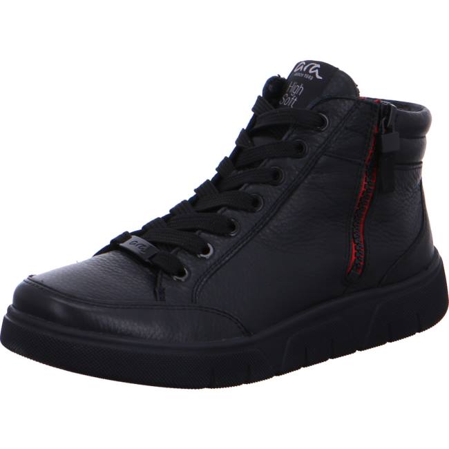 Ara High Top Rom-sport Ženske Čizme Crne | ARA038EQF