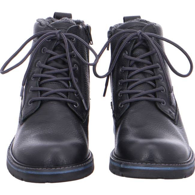 Ara Lace-up Ankle Elrick Muške Čizme Crne | ARA750ITS