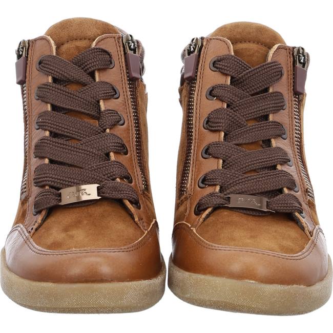 Ara Lace-ups Lazio Cognac Ženske Čizme Smeđe | ARA718CYM