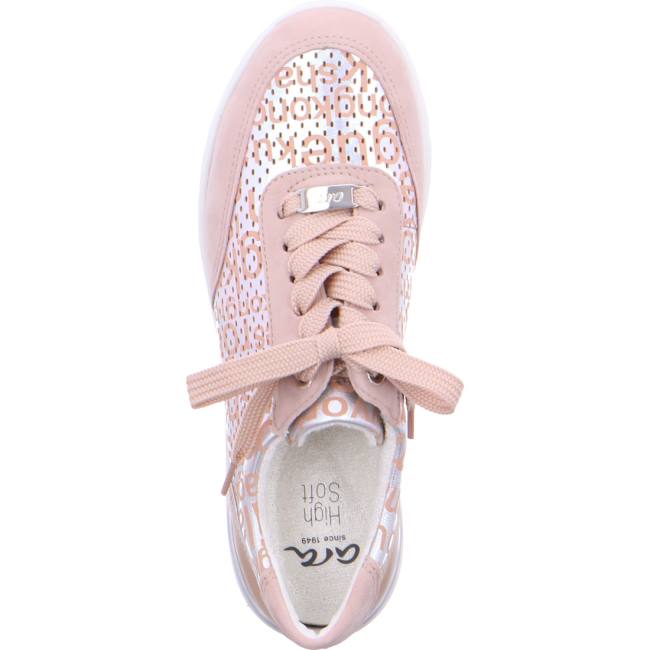 Ara Lace-ups Neapel Powder Ženske Patike Roze | ARA564HOL