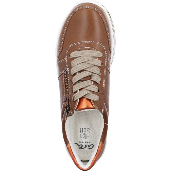 Ara Lace-ups Sapporo Cognac Ženske Patike Smeđe | ARA648HZF