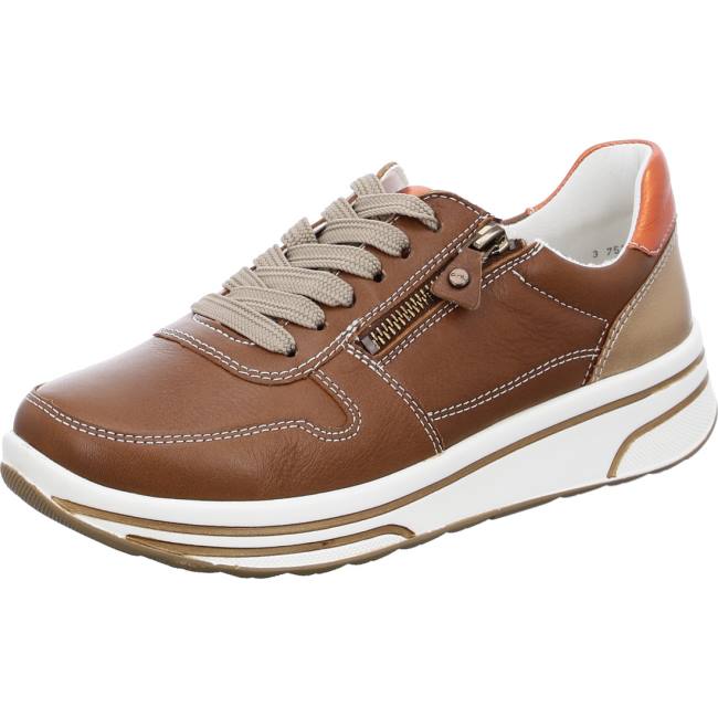 Ara Lace-ups Sapporo Cognac Ženske Patike Smeđe | ARA648HZF