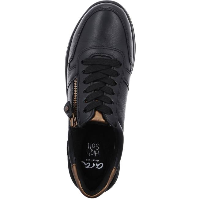 Ara Lace-ups Sapporo Ženske Patike Crne | ARA589CRB