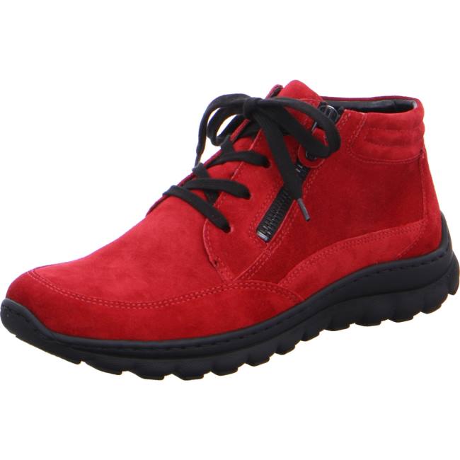 Ara Lace-ups Tampa Ženske Čizme Crvene | ARA486JPQ