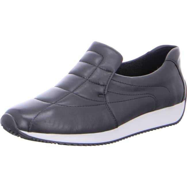 Ara Slip-ons Gil 2.0 Ženske Mokasinke Crne | ARA945BQY