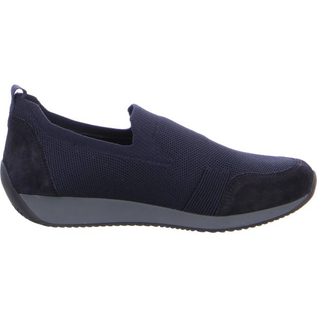 Ara Slip-ons Lissabon Ženske Mokasinke Plave | ARA706AED