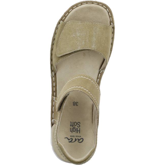 Ara Tampa Khaki Ženske Sandale Zelene | ARA016ZTL