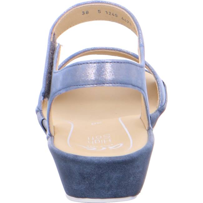 Ara Wedge Capri Ženske Sandale Plave | ARA036THL